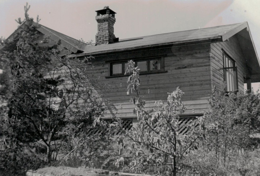 Huset på toppen etter reparasjonsarbeider i 1947